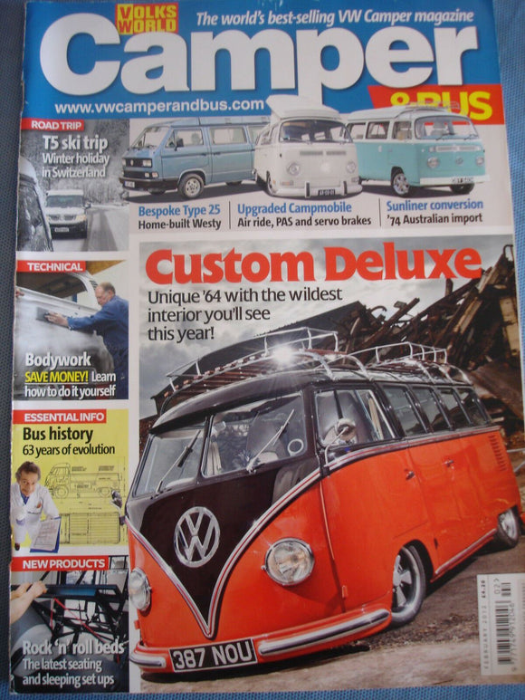 Volksworld Camper and bus mag - Feb 2012  - VW - Rock n roll beds - Bodywork -