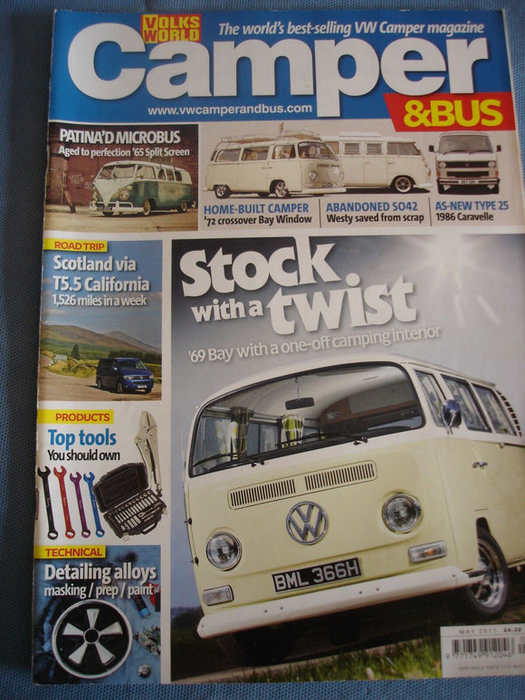 Volksworld Camper and bus mag - May 2011  - VW - Type 25 - T5 - Bay - alloys