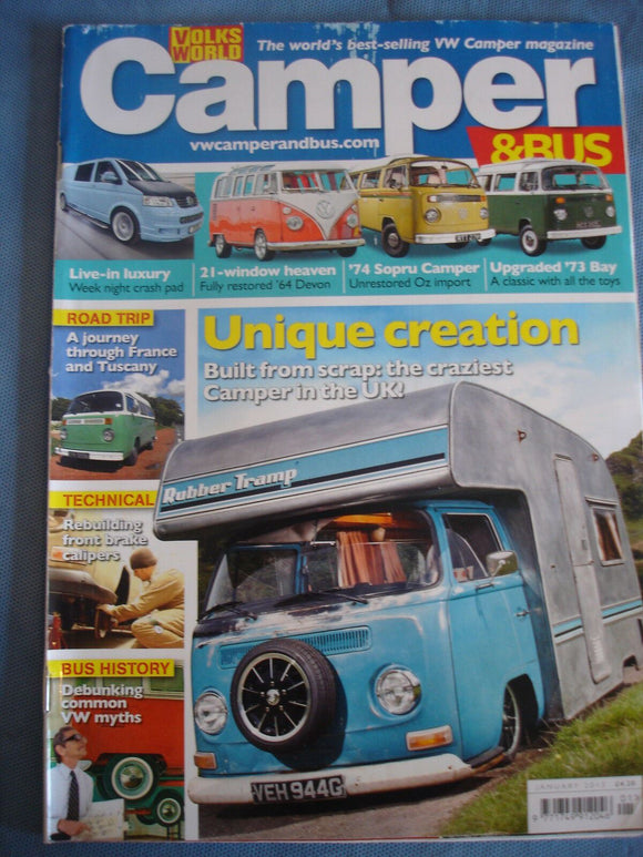 Volksworld Camper and bus mag - Jan 2013 - VW -rebuild front calliper - VW myths
