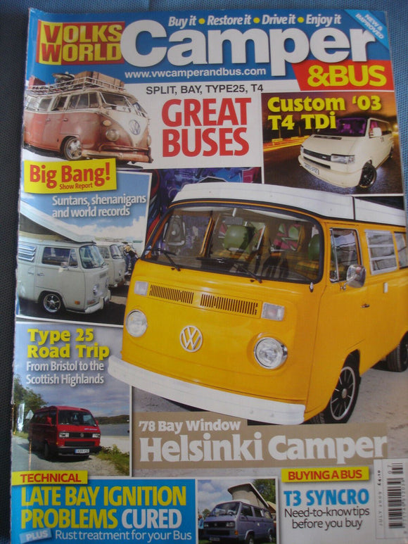 Volksworld Camper and bus mag - July 2009   - VW - Bay ignition cured