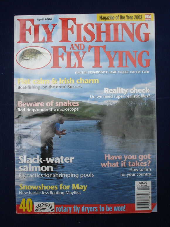 Fly Fishing and Fly tying - April 2004 - Boatfishing on the drop buzzers