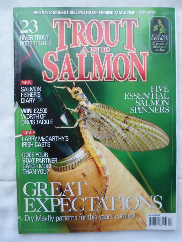 Trout and Salmon Magazine - May 2008 - Dry May fly patterns