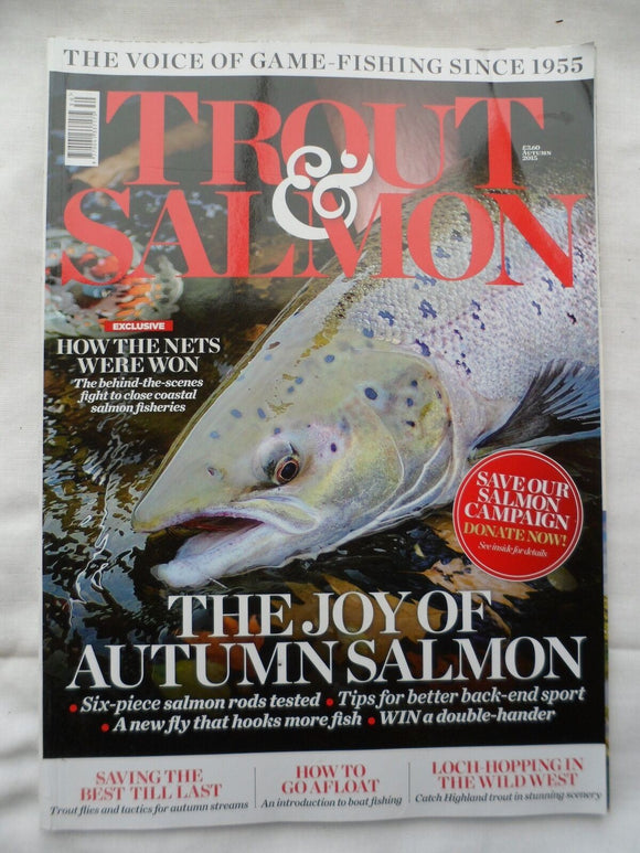 Trout and Salmon Magazine - Autumn 2015 - Introduction to boat fishing