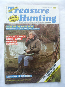 Treasure hunting Magazine - January 1985 - contents shown in photographs
