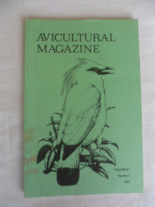 Avicultural Magazine - July / September 1981