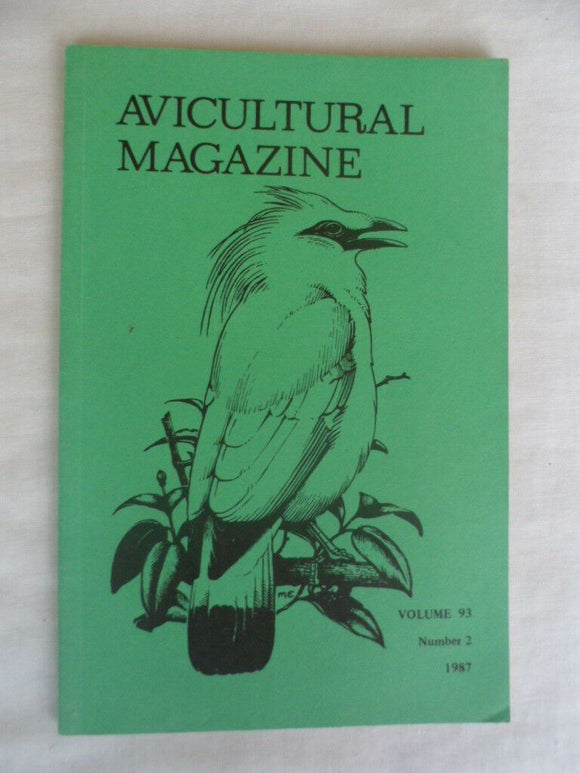 Avicultural Magazine - April / June 1987