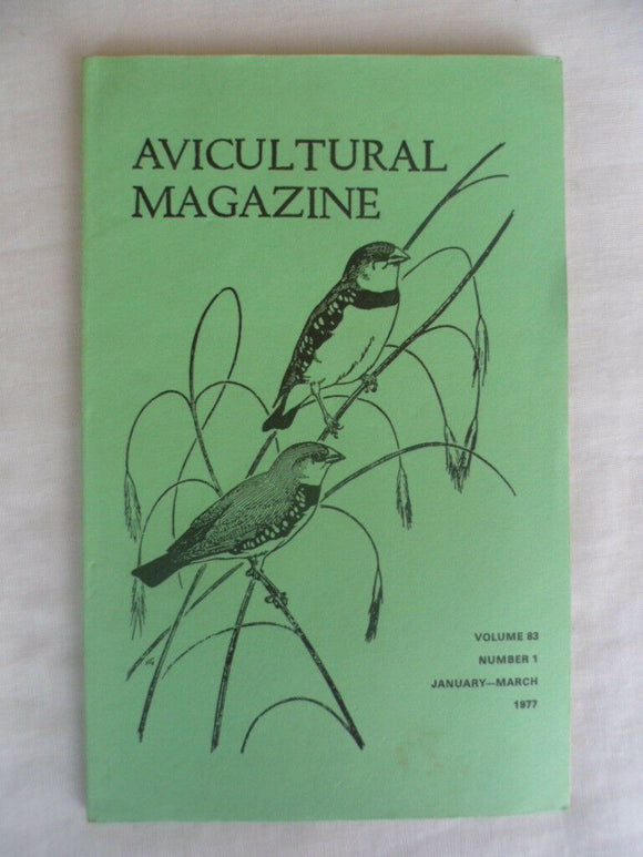 Avicultural Magazine - January / March 1977