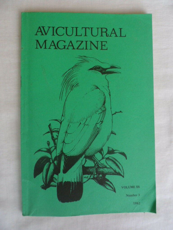 Avicultural Magazine - July / September 1982