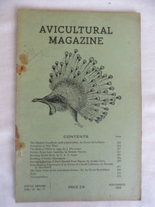 Aviculture Magazine - November 1939
