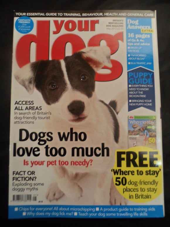 Your Dog Magazine - May  2013 -  Bichon Frise - Is your Dog too needy?