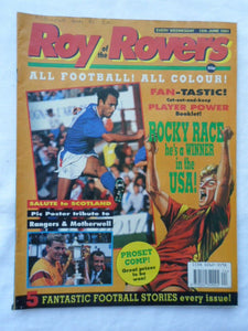 Roy of the Rovers football comic - 15 June 1991 - Birthday gift?