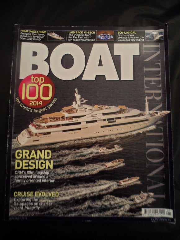 Boat International - January 2014 - Contents pages shown photos