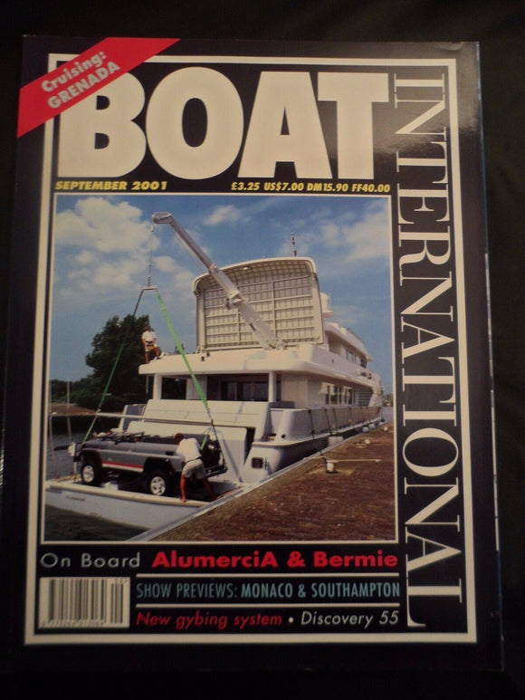 Boat International - September 2001 - Contents pages shown photos