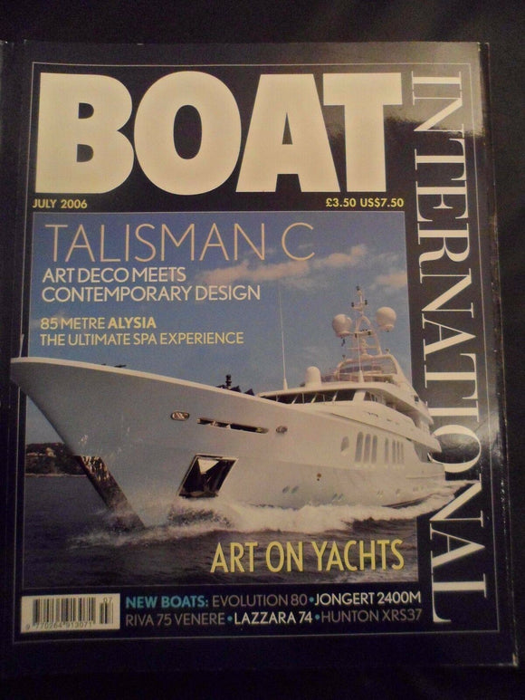 Boat International - July 2006 - Photos show contents pages