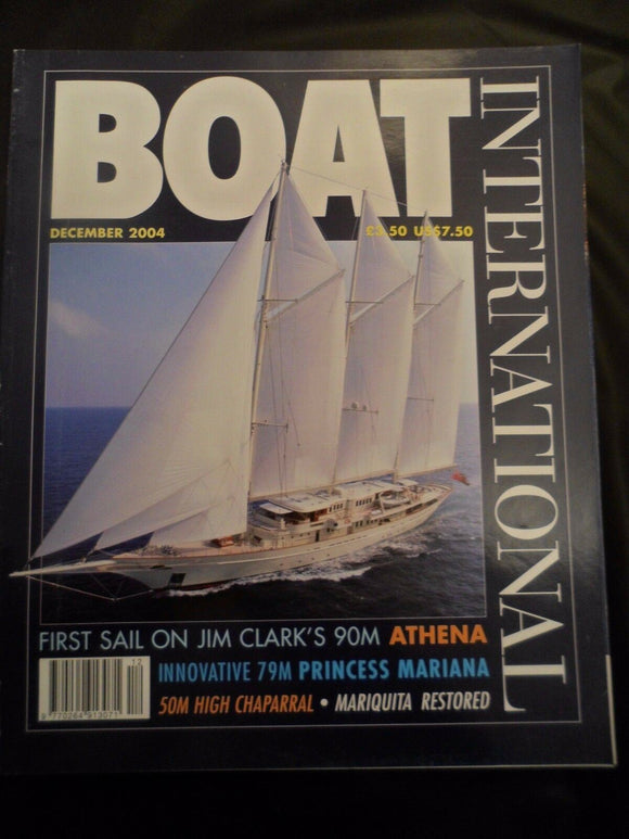 Boat International - December 2004 - Photos show contents pages