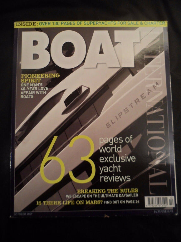 Boat International - October 2009 - Contents pages shown photos