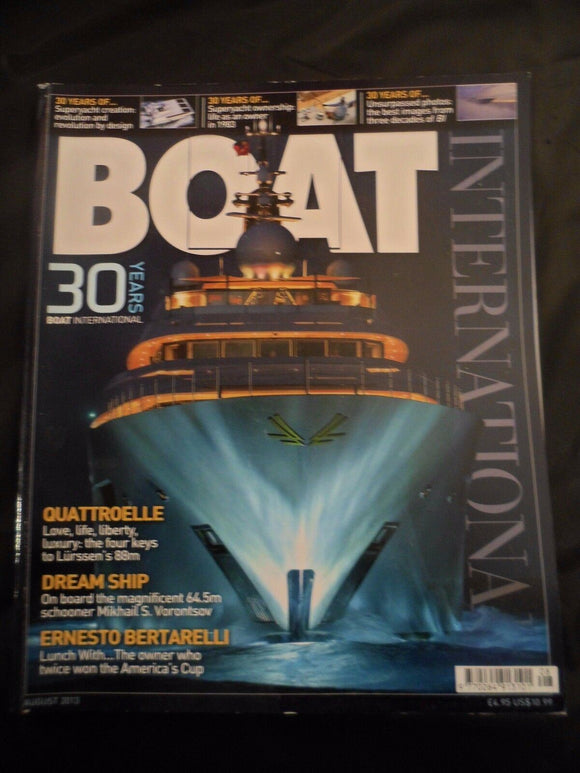 Boat International - August 2013  - Contents pages shown photos