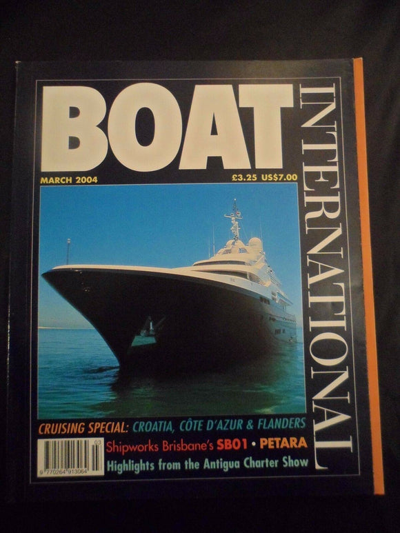 Boat International - March 2004 - Photos show contents pages