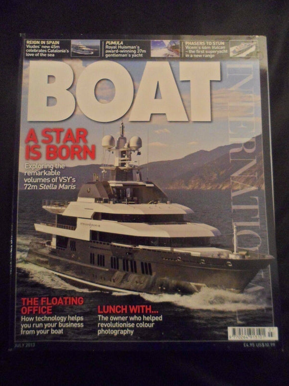 Boat International - July 2013  - Contents pages shown photos