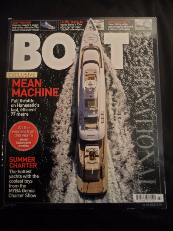 Boat International - July 2012  - Contents pages shown photos