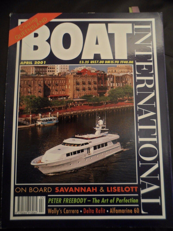 Boat International - April 2001 - Contents pages shown photos