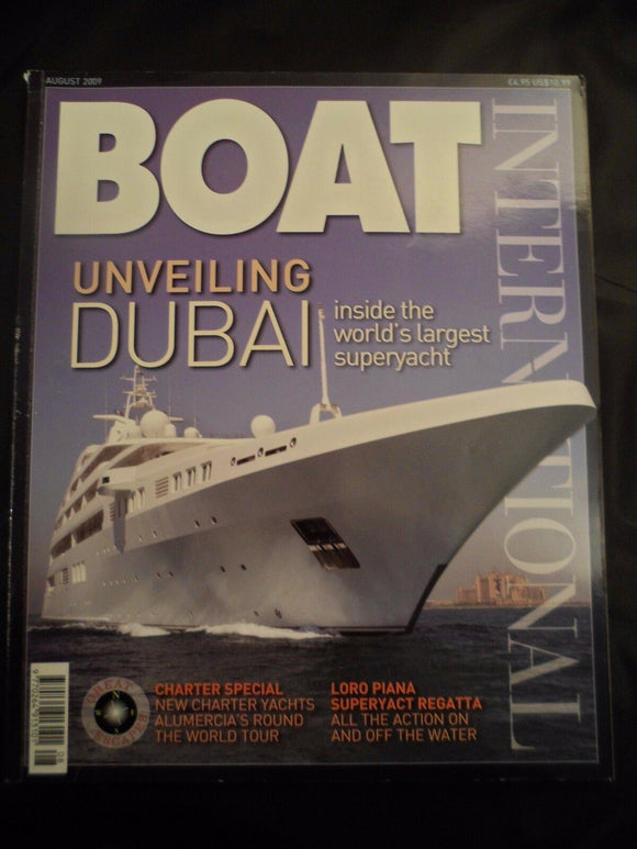 Boat International - August 2009 - Contents pages shown photos