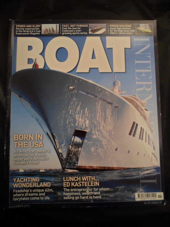 Boat International - November 2013  - Contents pages shown photos