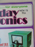 Vintage Everyday Electronics Magazine - Nov 1973  - contents shown in photos