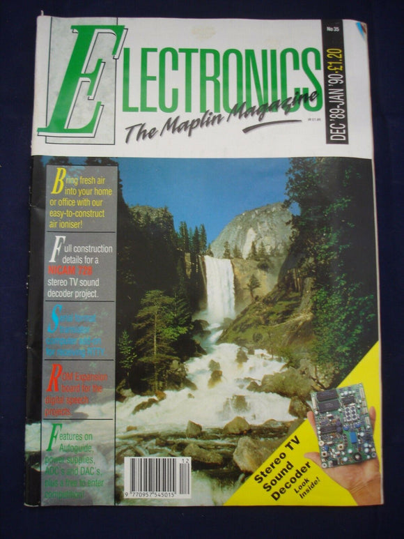 Vintage - Electronics Magazine - Dec 1989 - Jan 1990