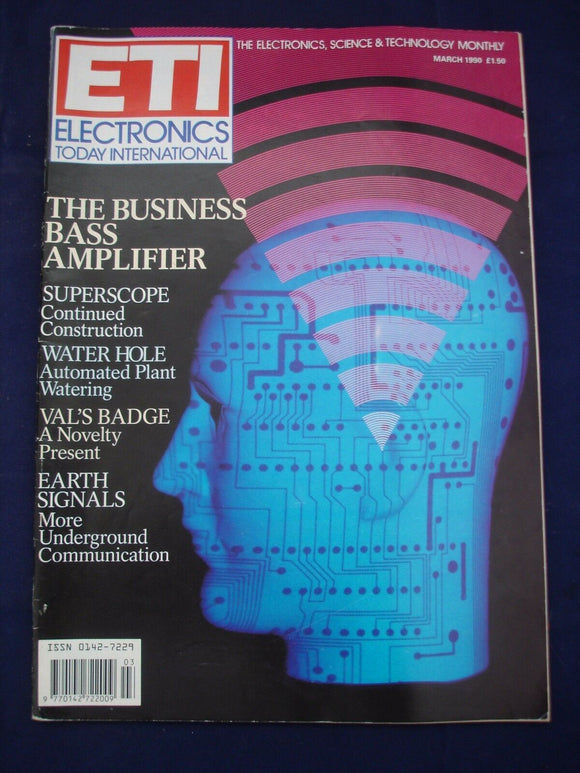 Vintage Electronics Today Magazine - March 1990