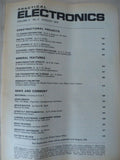Vintage Practical Electronics Magazine - August 1975 - contents shown in photos