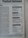 Vintage Practical Electronics Magazine - May 1966  - contents shown in photos