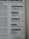 Vintage  Practical Electronics Magazine - Feb 1968  - contents shown in photos
