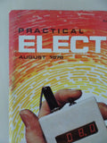 Vintage Practical Electronics Magazine - August 1978  - contents shown in photos