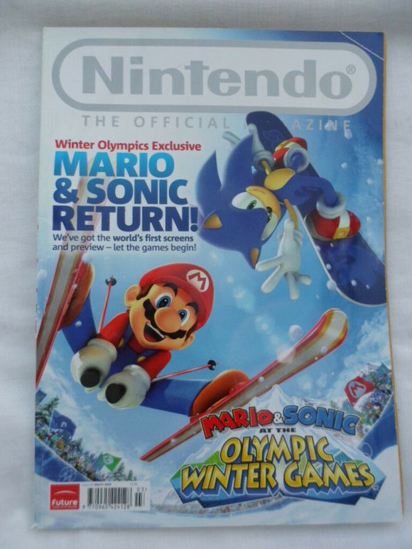 Official Nintendo Magazine - March 2009 – Sonic Mario Winter games