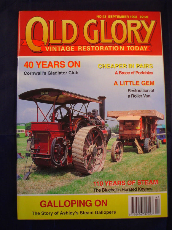 Old Glory Magazine - Issue 43 - Steam gallopers - Cornwall's Gladiator club