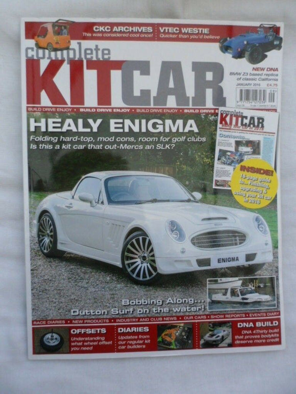 Complete Kitcar magazine - January 2016 - Healy Enigma