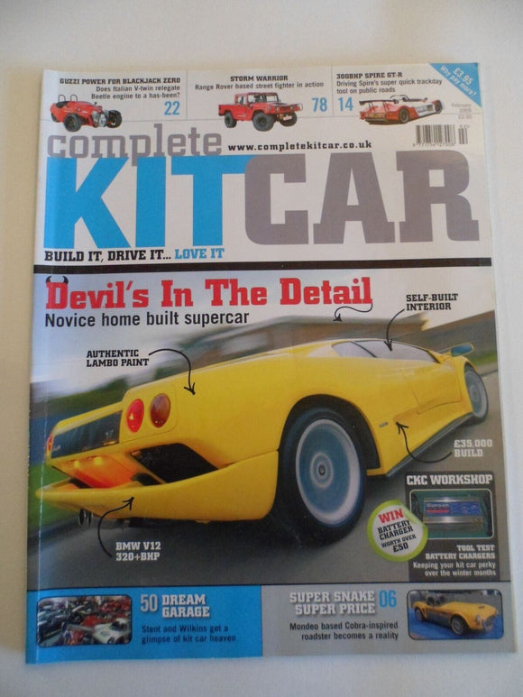 Complete Kitcar magazine - February 2009 - Spire GTR