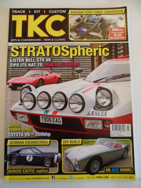 Track Kit Custom TKC magazine - July/Aug 2017 - Stratos - Ace Hawk - Ford Turbo