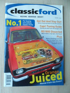Classic Ford magazine - June 2002 - Escort - RS1800 - Capri tuning guide