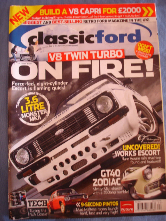Classic Ford Mag 2007 - April - Zodiac - Budget V8 Capri - tuning N/A Cosworth