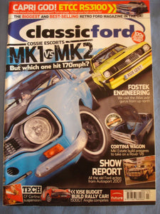 Classic Ford Mag 2007 - Mar - ETCC RS3100 Capri - 105E budget rally car