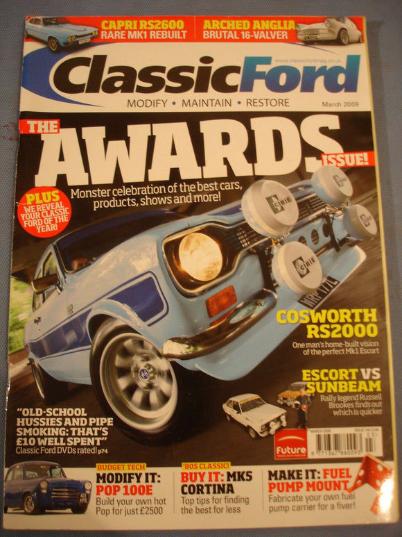 Classic Ford Mag 2009 - Mar - 100E - Cortina - Rs2000 - Capri RS2600