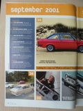 Classic Ford magazine - Sept 2001 - Cortina - Capri 3.0s