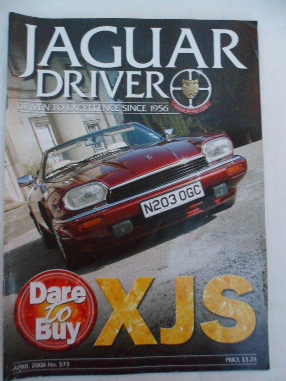 JAGUAR Driver Magazine - April 2008 - XJS
