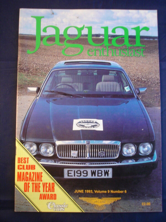 JAGUAR ENTHUSIAST Magazine - June 1993