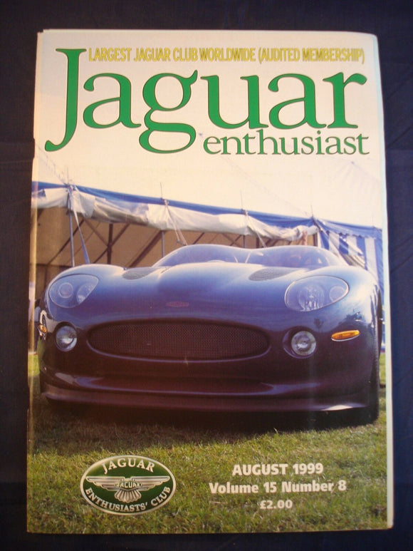 JAGUAR ENTHUSIAST Magazine - August 1999