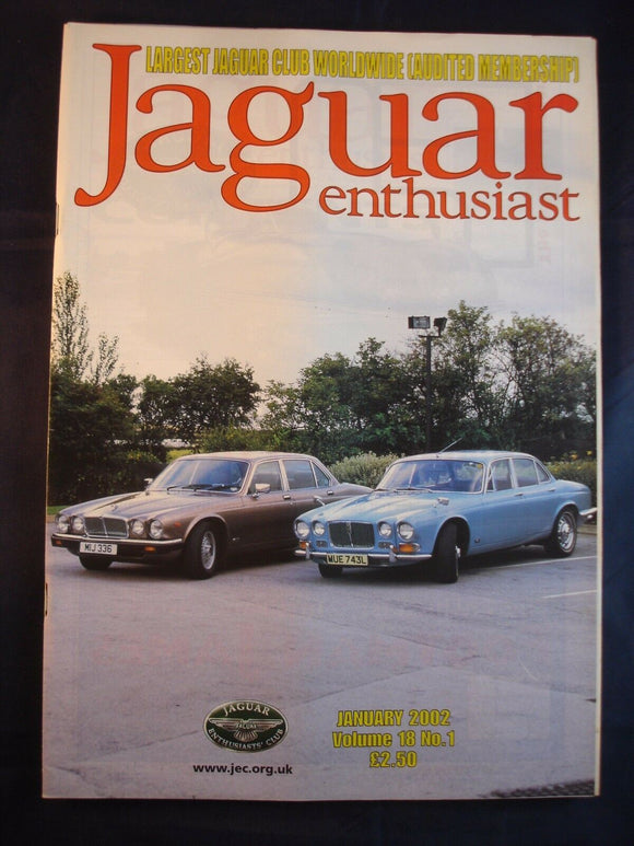 JAGUAR ENTHUSIAST Magazine - January 2002