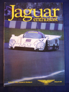 JAGUAR ENTHUSIAST Magazine - August 1990