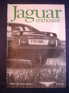 JAGUAR ENTHUSIAST Magazine - August 1989
